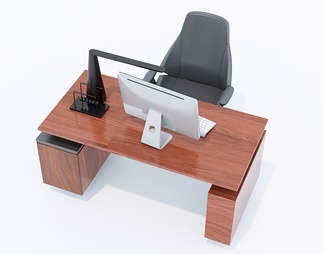 會議桌桌椅組合SU模型下載 高效辦公家具解決方案